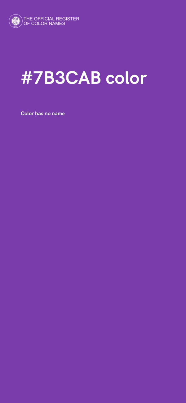 #7B3CAB color image