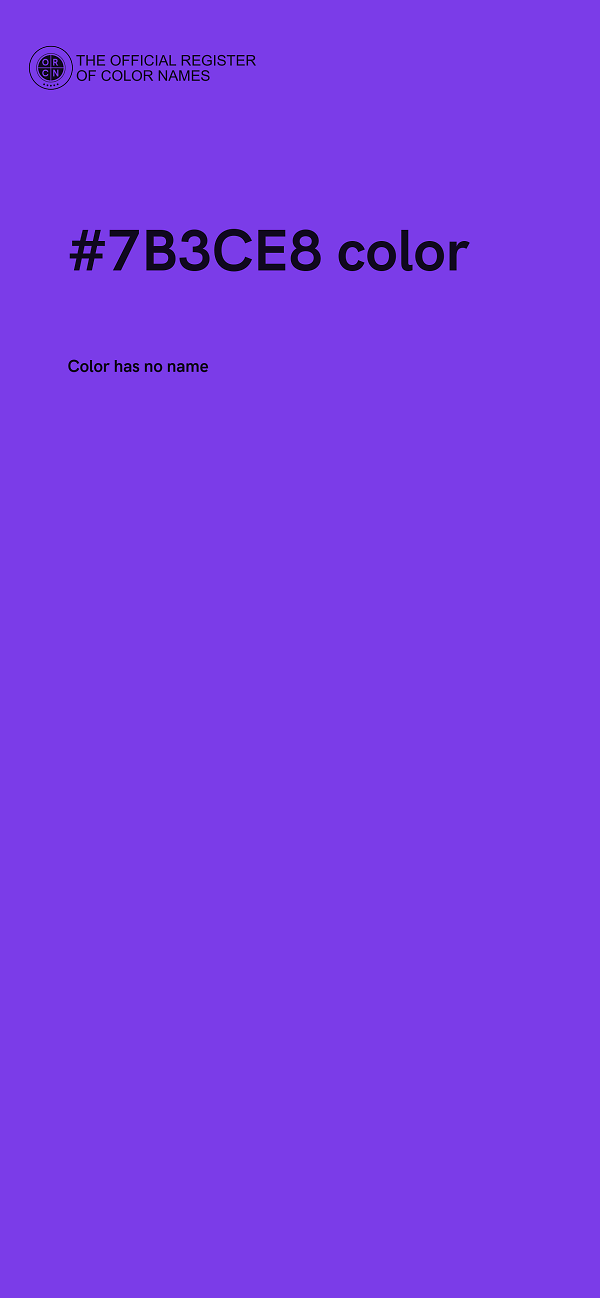 #7B3CE8 color image