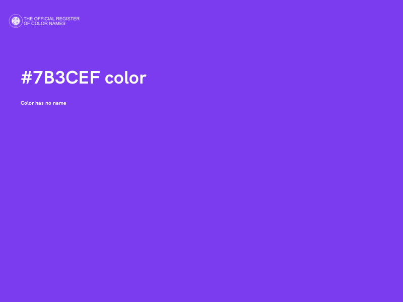 #7B3CEF color image