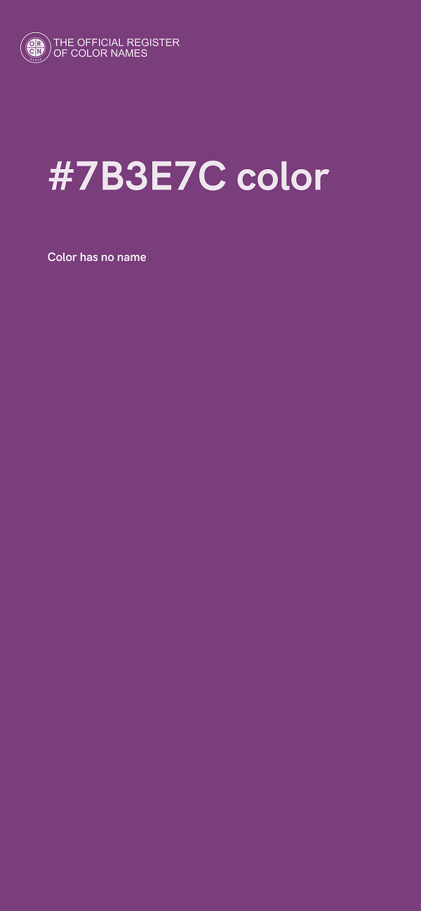 #7B3E7C color image