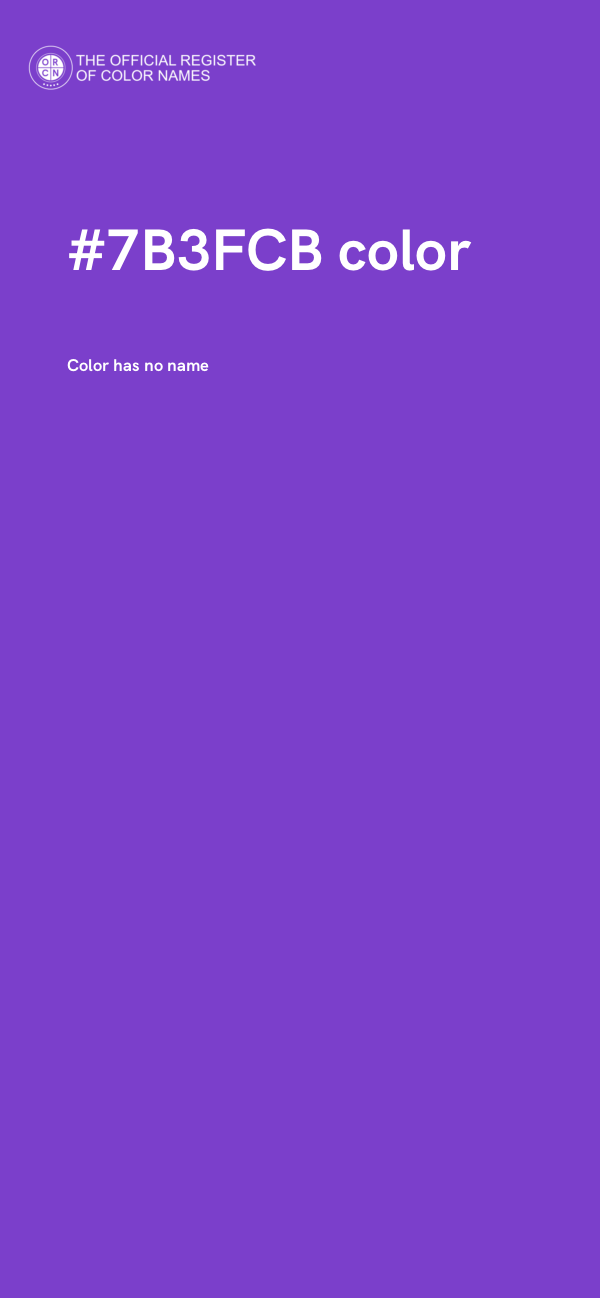 #7B3FCB color image