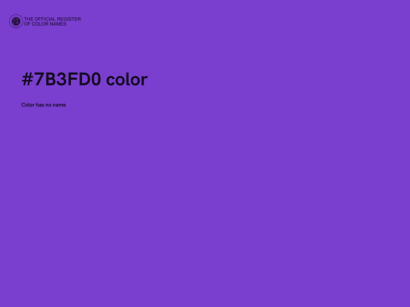 #7B3FD0 color image