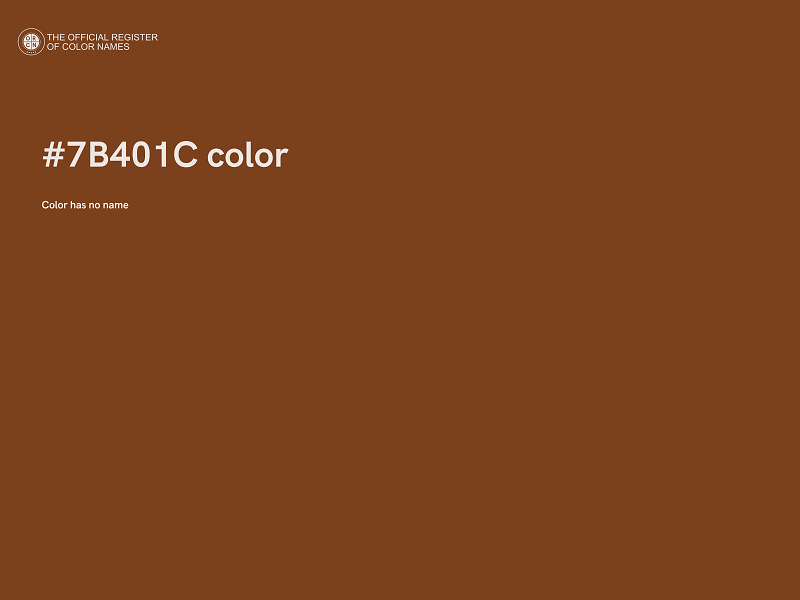 #7B401C color image