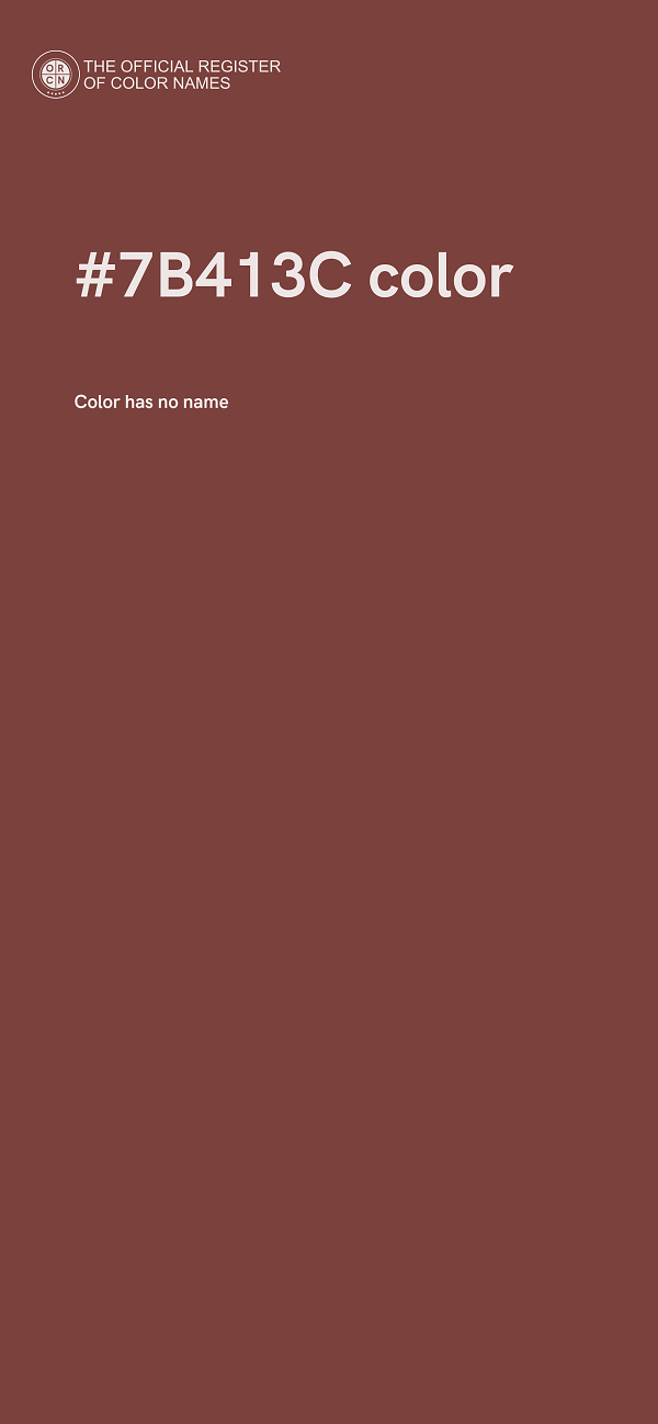 #7B413C color image