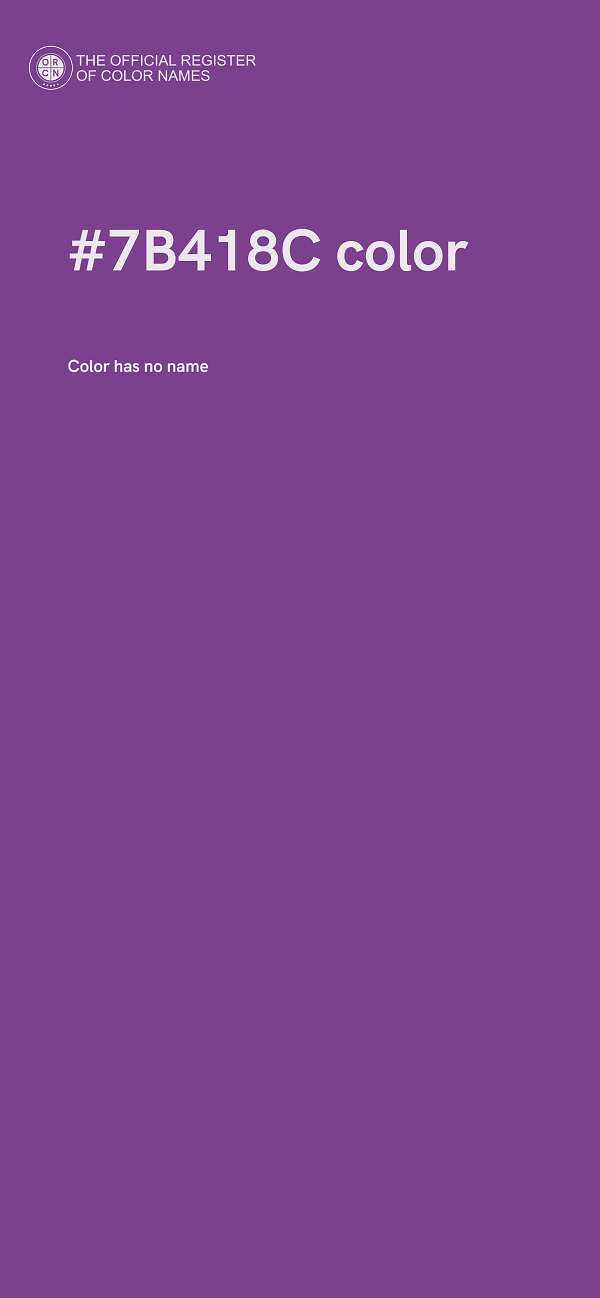 #7B418C color image