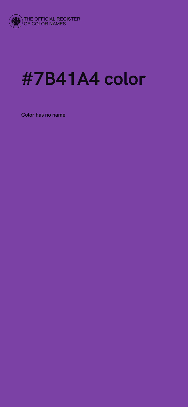 #7B41A4 color image