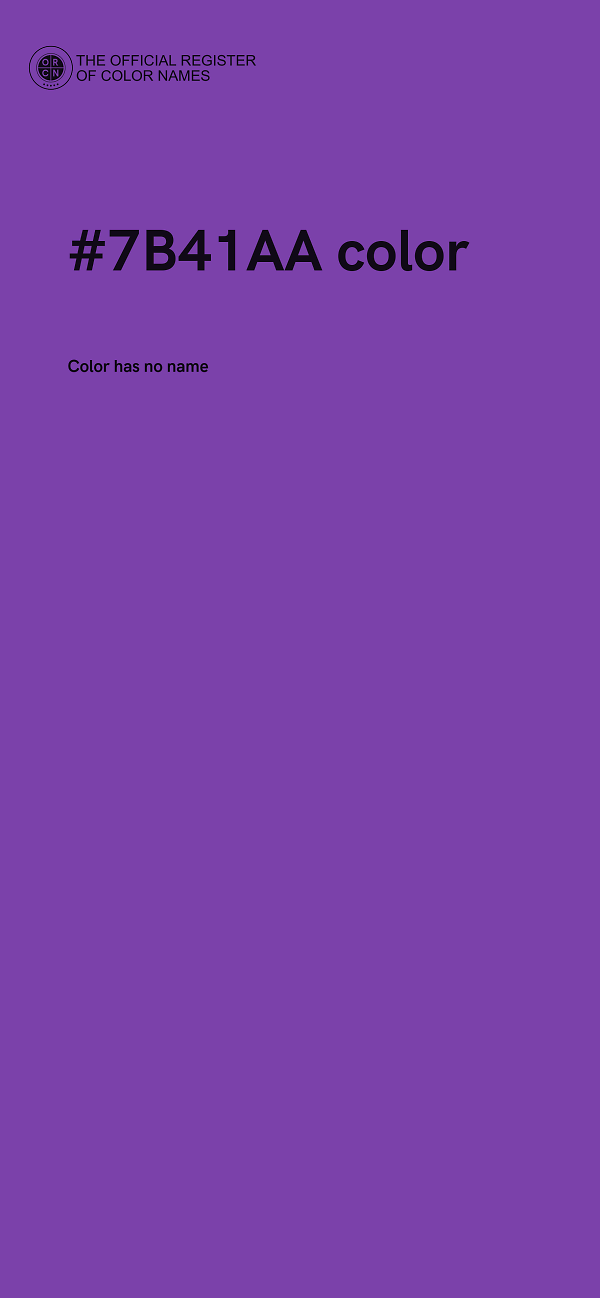 #7B41AA color image