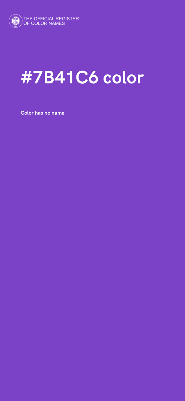 #7B41C6 color image