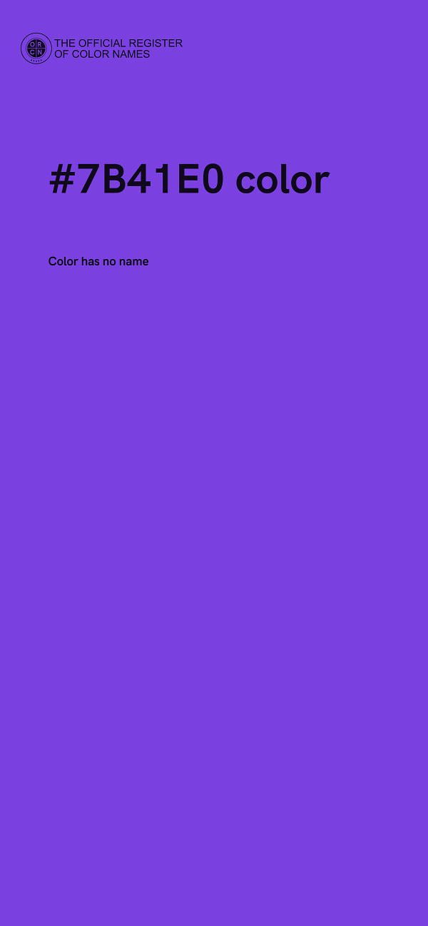 #7B41E0 color image
