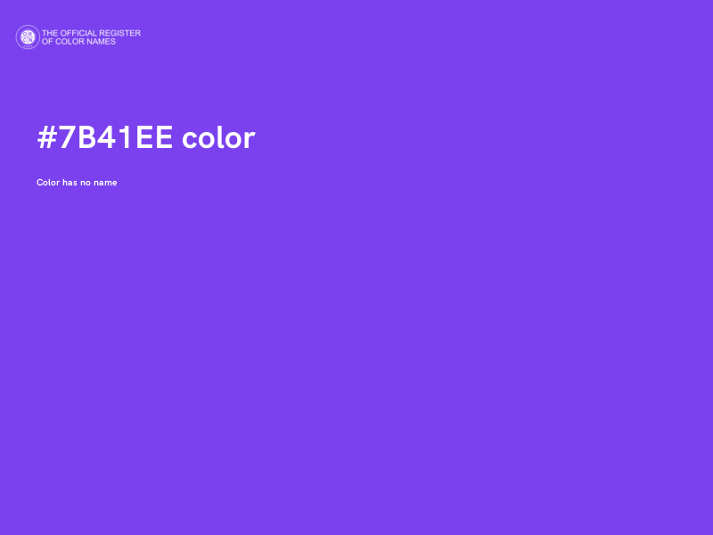 #7B41EE color image