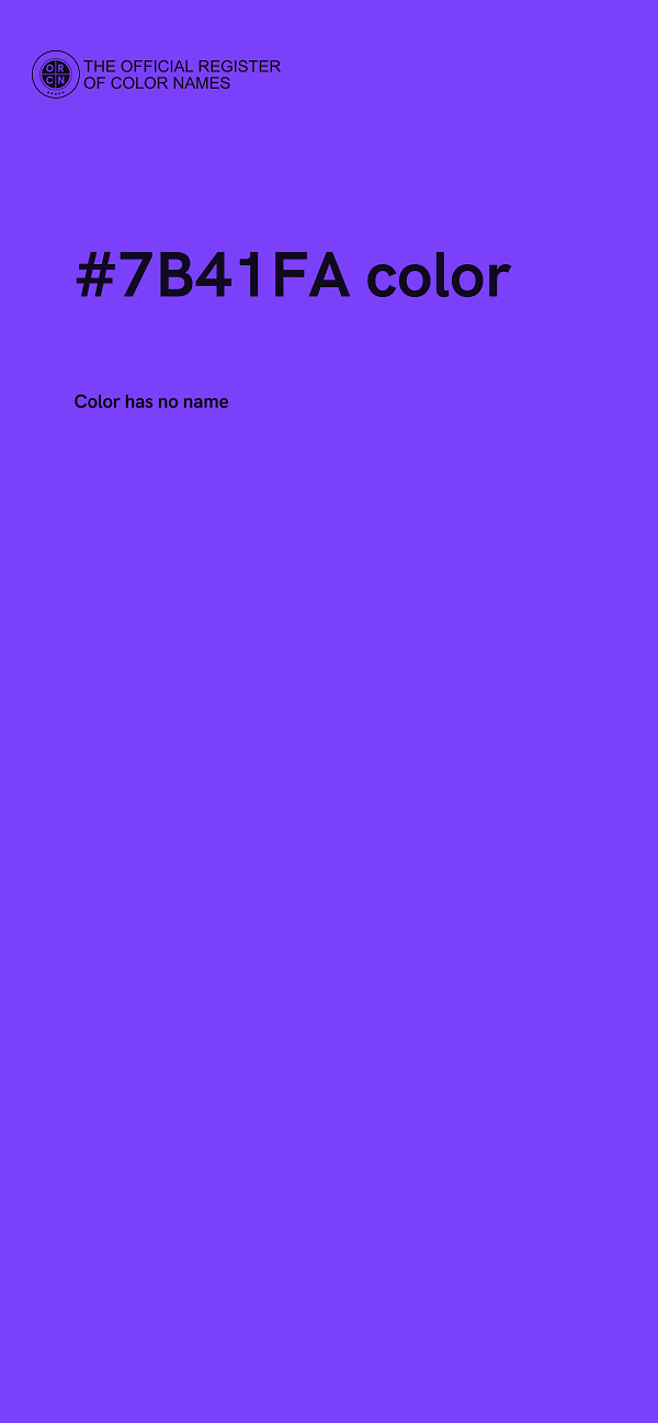 #7B41FA color image