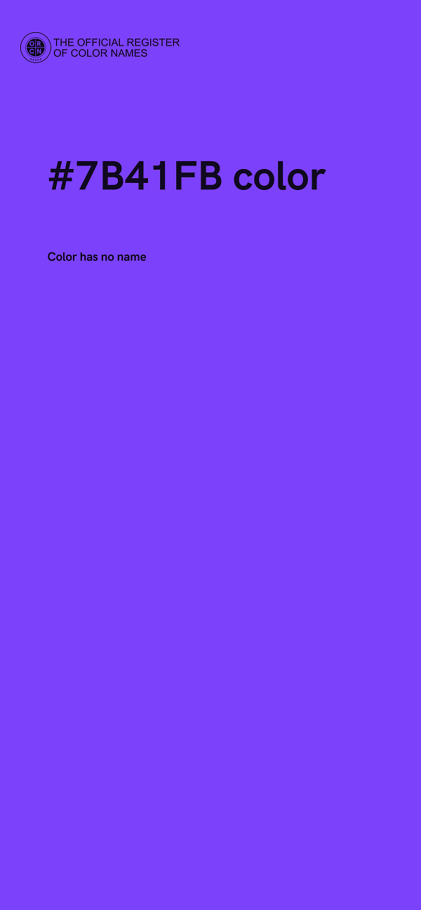 #7B41FB color image