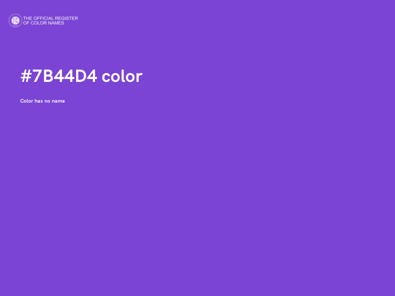 #7B44D4 color image