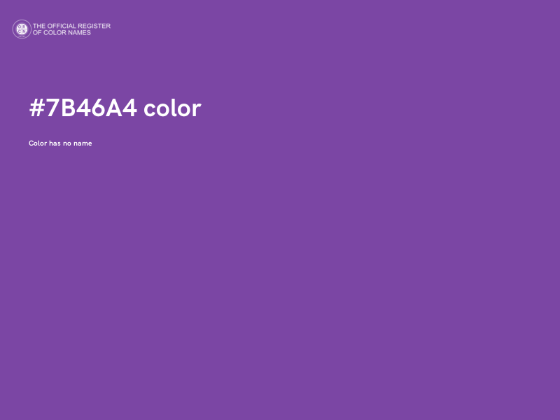 #7B46A4 color image