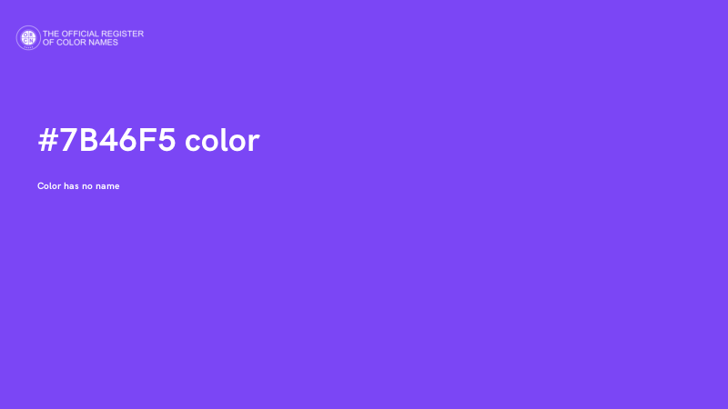 #7B46F5 color image