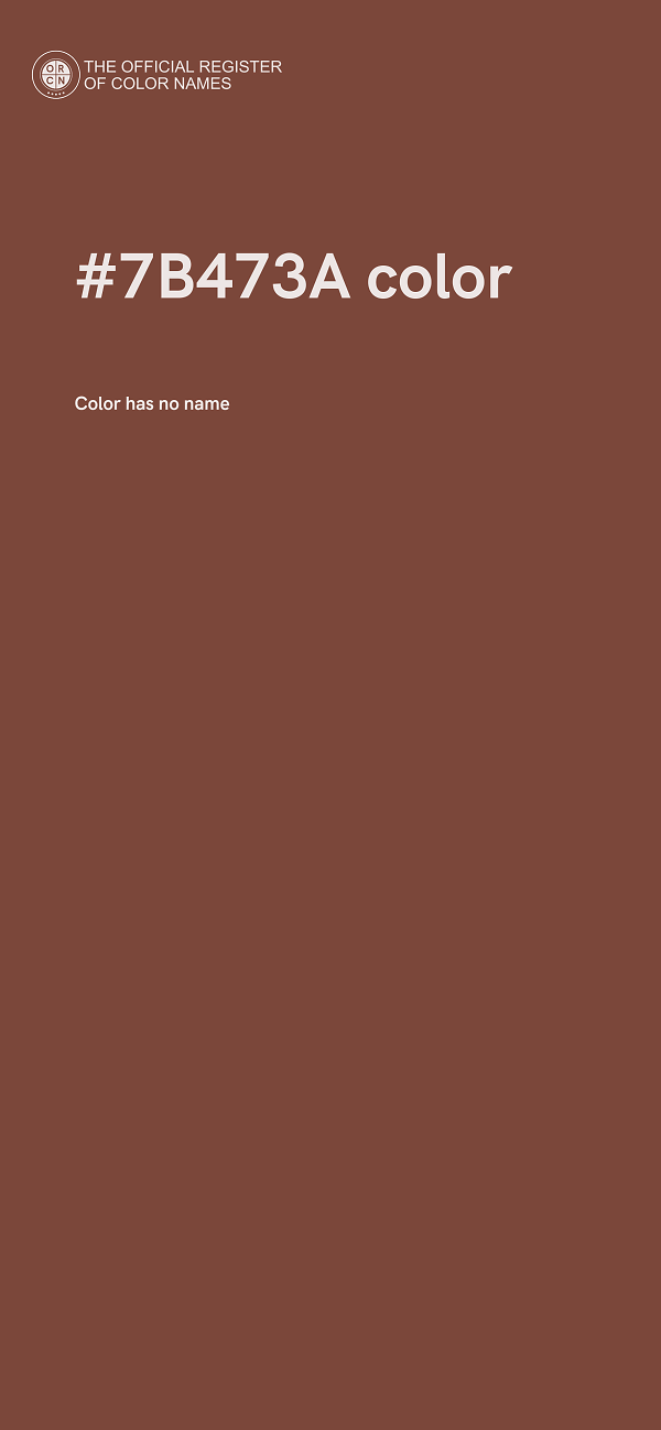 #7B473A color image