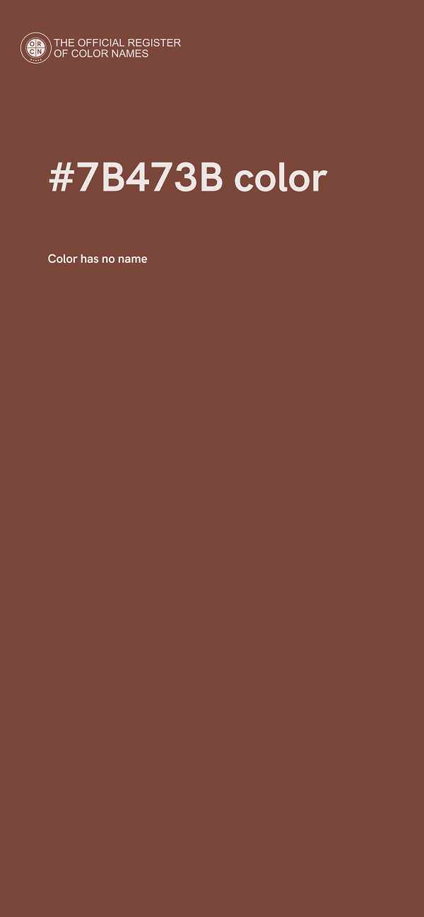#7B473B color image