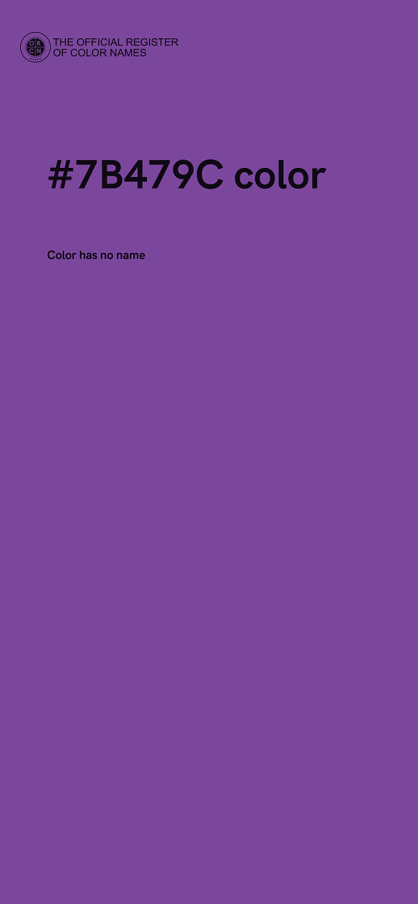 #7B479C color image