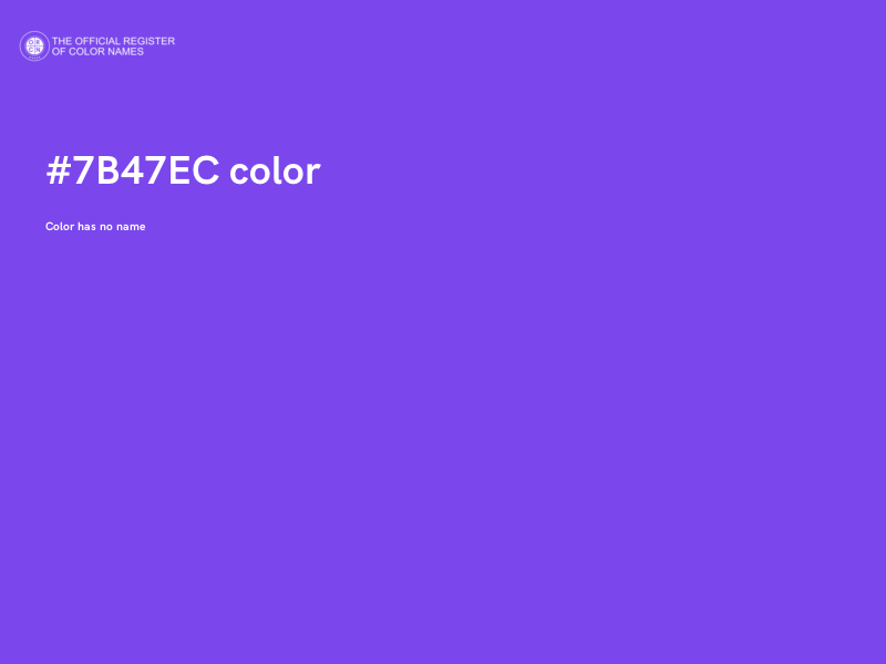 #7B47EC color image
