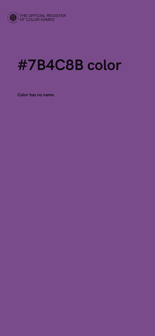 #7B4C8B color image