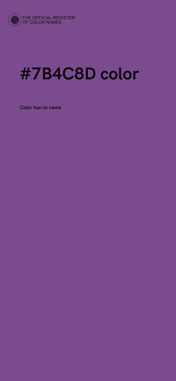#7B4C8D color image