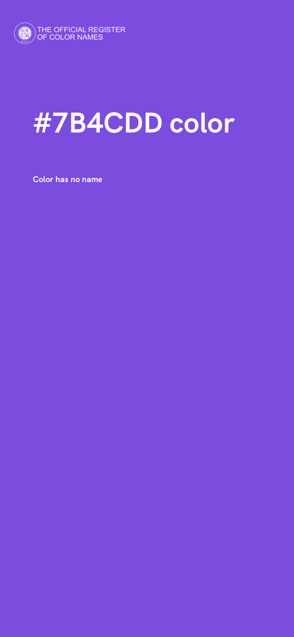 #7B4CDD color image