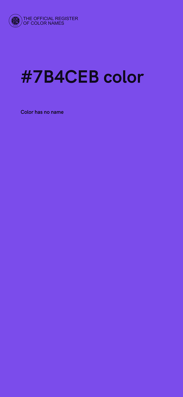 #7B4CEB color image