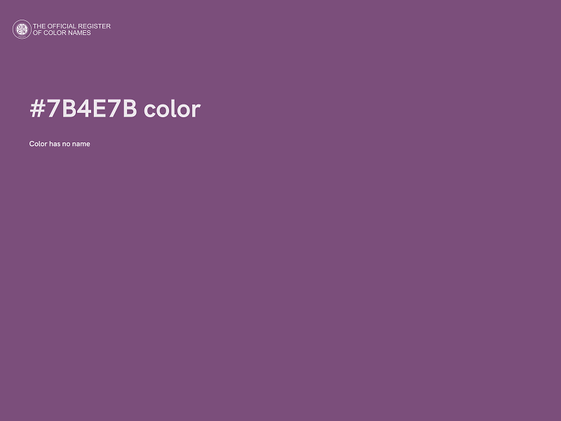 #7B4E7B color image