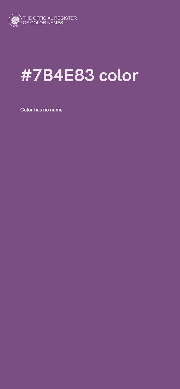 #7B4E83 color image
