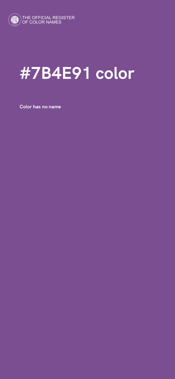 #7B4E91 color image
