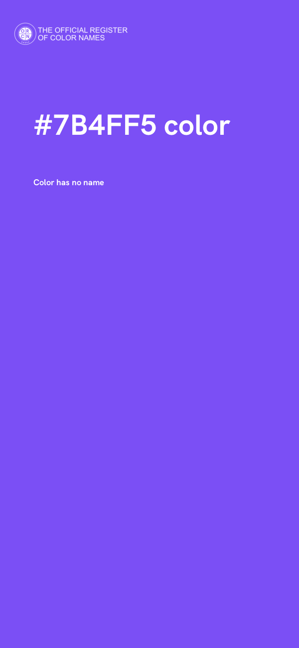 #7B4FF5 color image