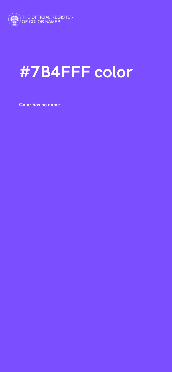 #7B4FFF color image