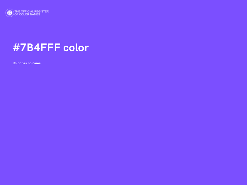 #7B4FFF color image