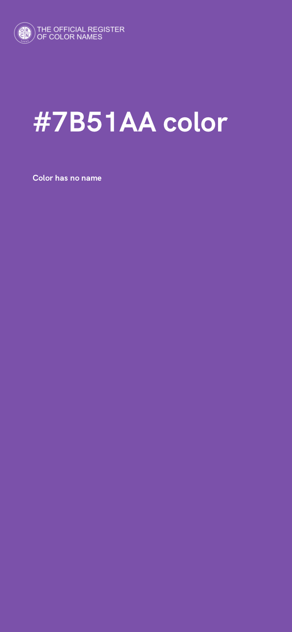 #7B51AA color image