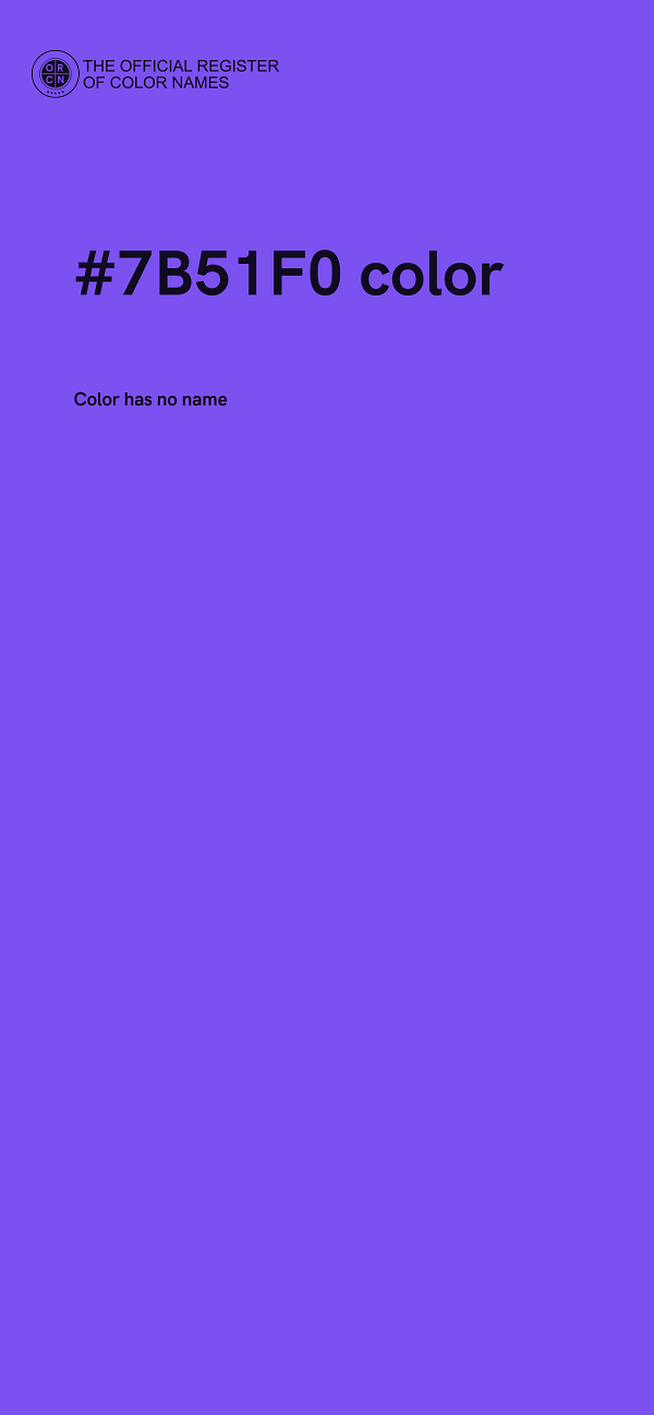#7B51F0 color image