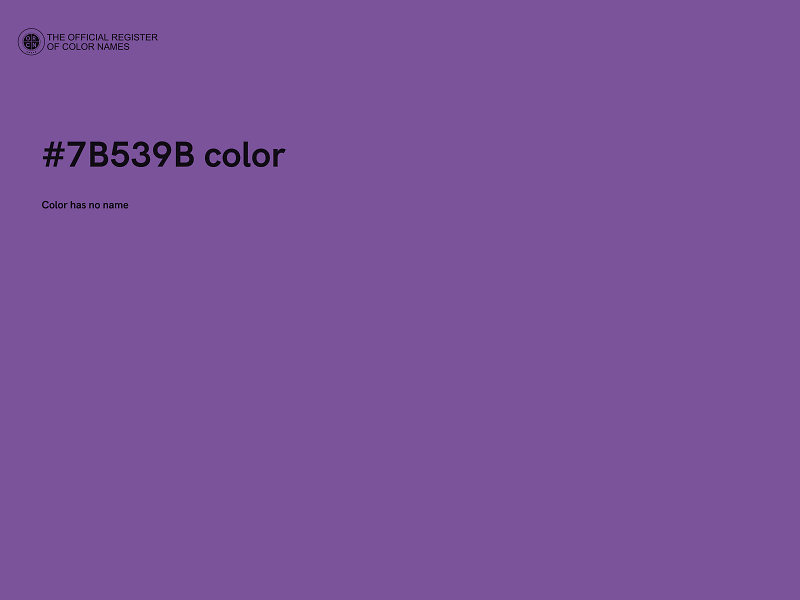 #7B539B color image
