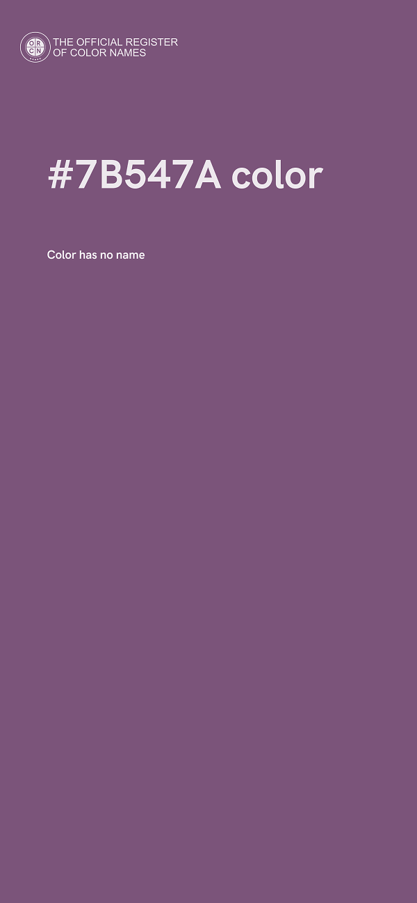 #7B547A color image