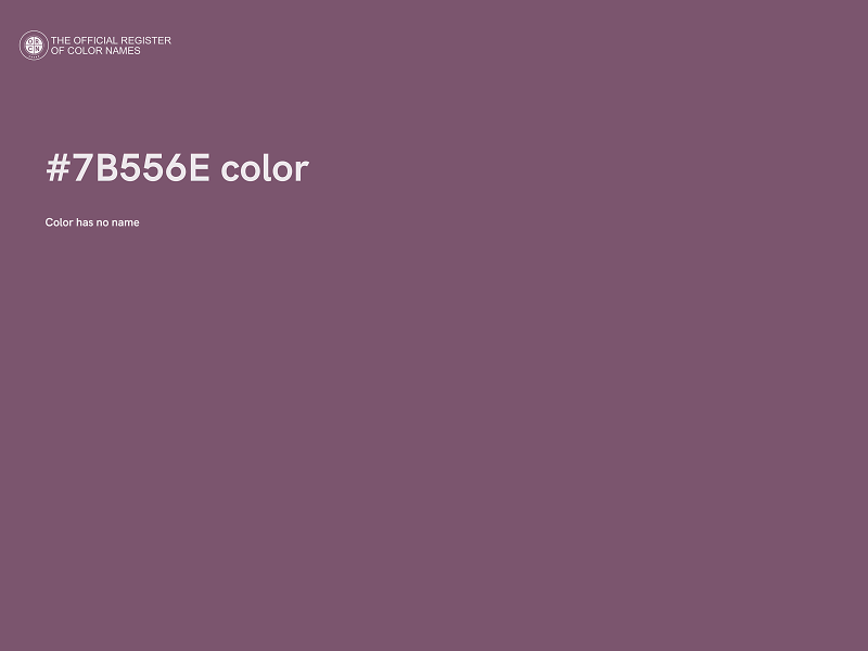 #7B556E color image