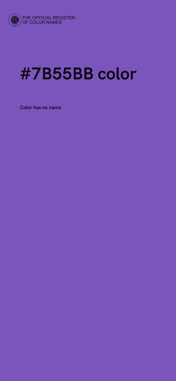 #7B55BB color image