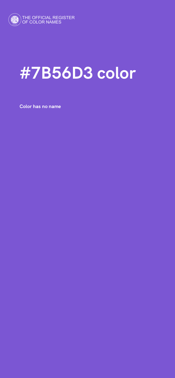 #7B56D3 color image