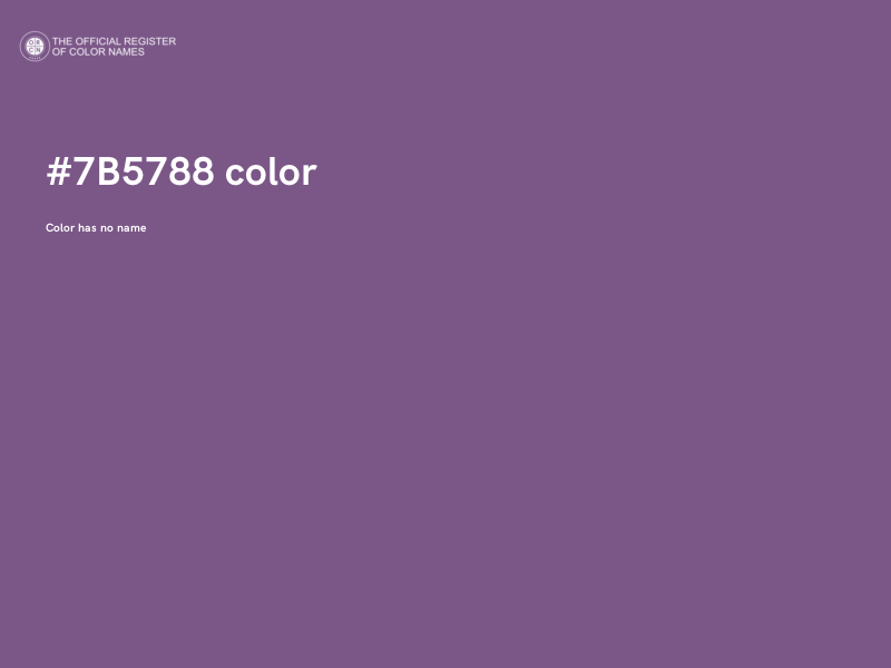 #7B5788 color image