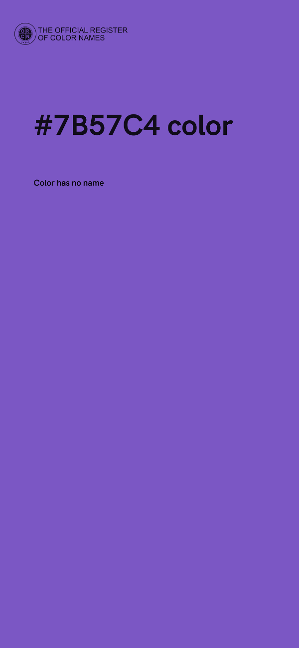 #7B57C4 color image