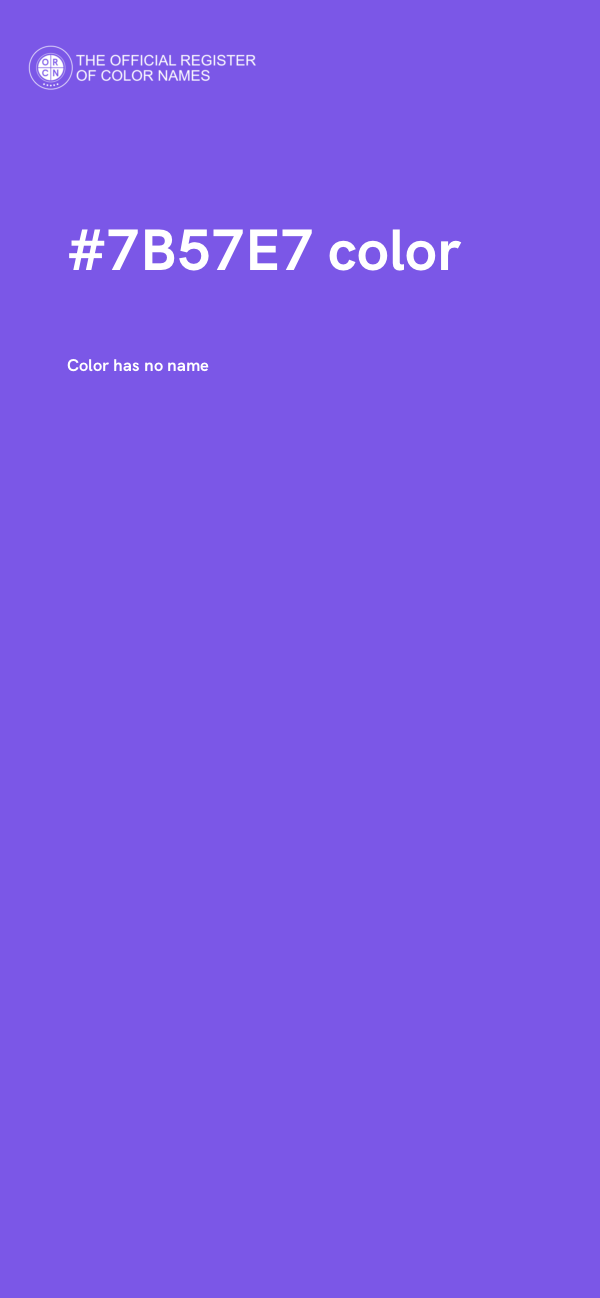 #7B57E7 color image