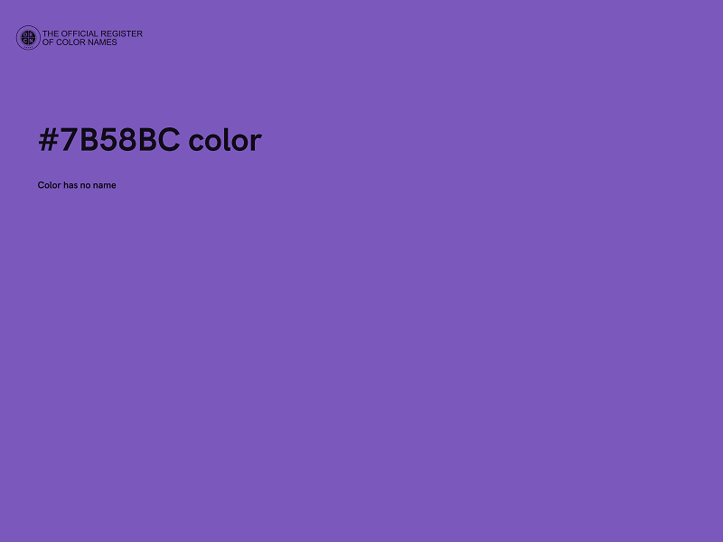 #7B58BC color image