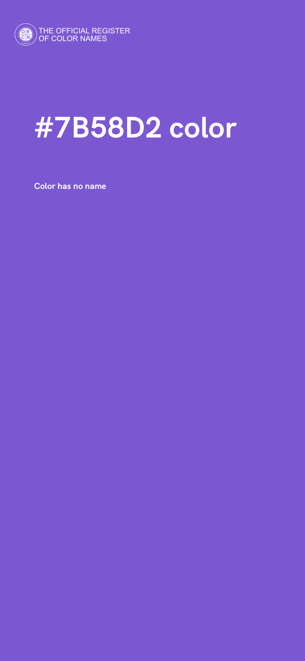 #7B58D2 color image