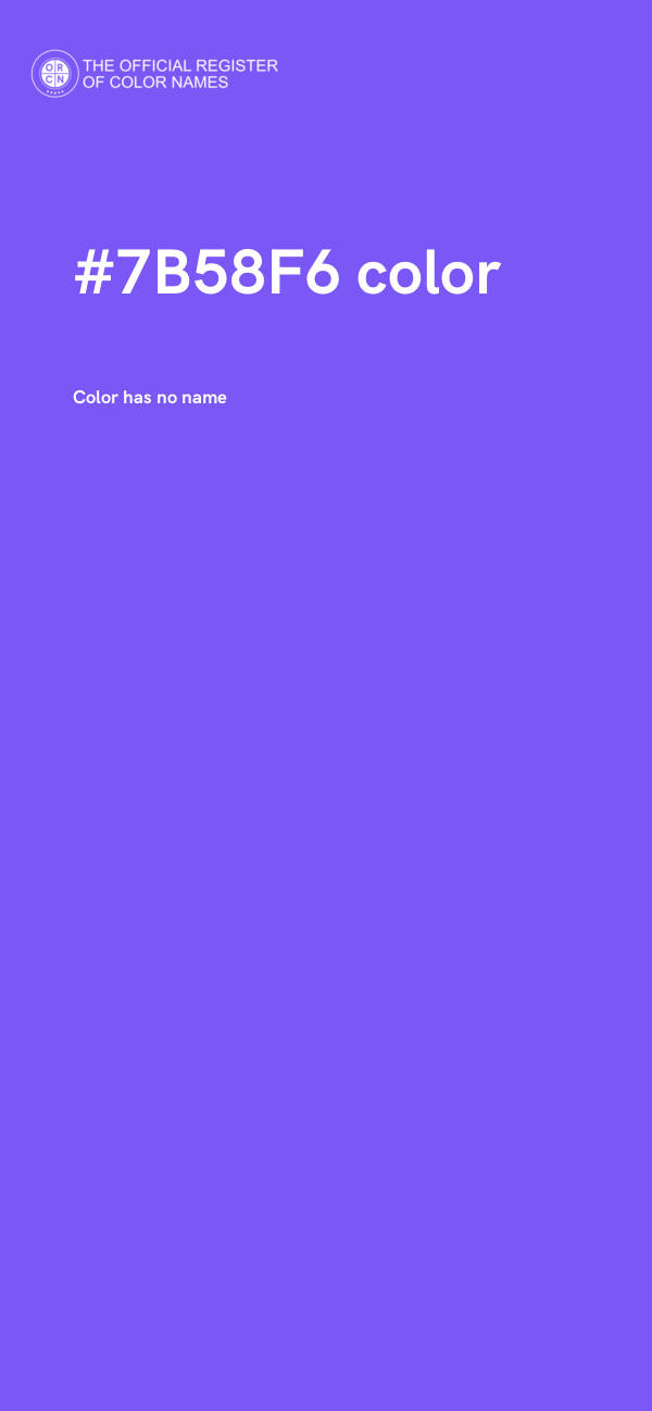 #7B58F6 color image