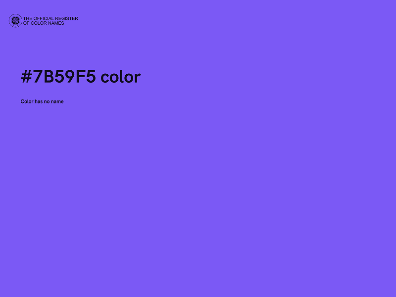 #7B59F5 color image