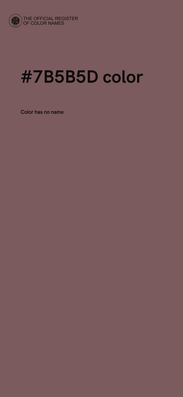 #7B5B5D color image