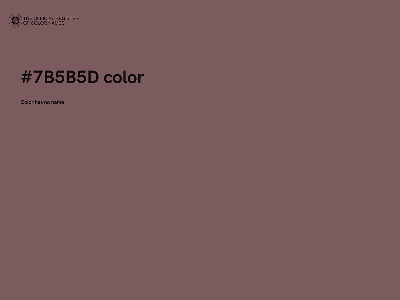 #7B5B5D color image