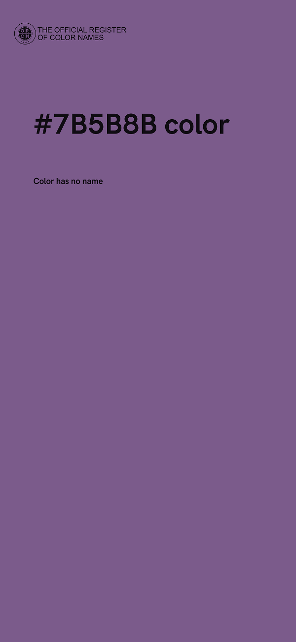 #7B5B8B color image